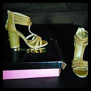 Charlotte Russe Tan Bondi Heels